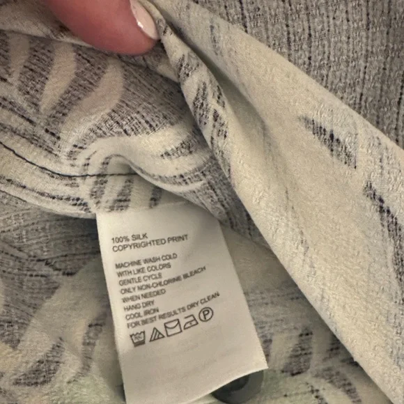 Tommy Bahama Leafy Green and Blue Shirt - Picture 9 of 11